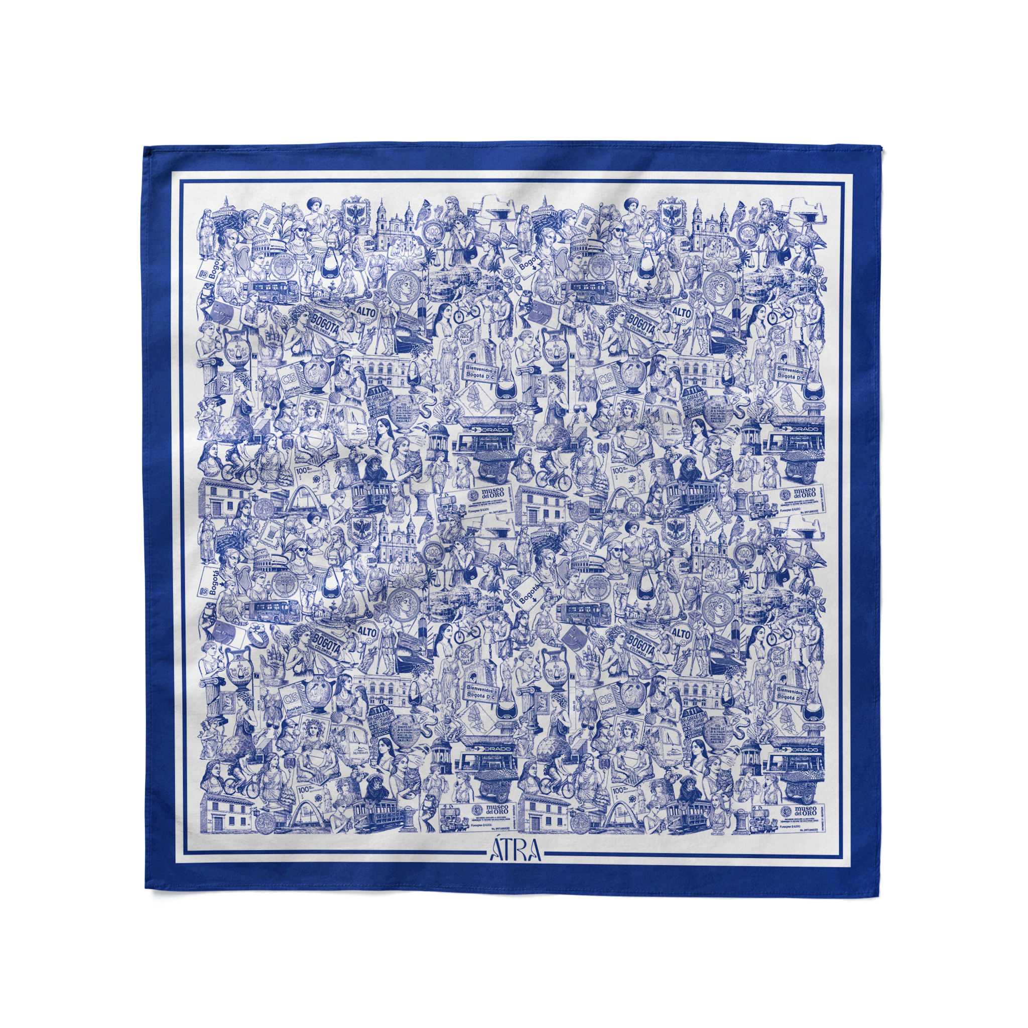 Pañoleta Olimpo Bogotá Azul