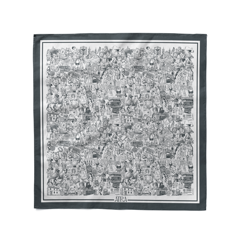 Pañoleta Olimpo Bogotá Gris Plata