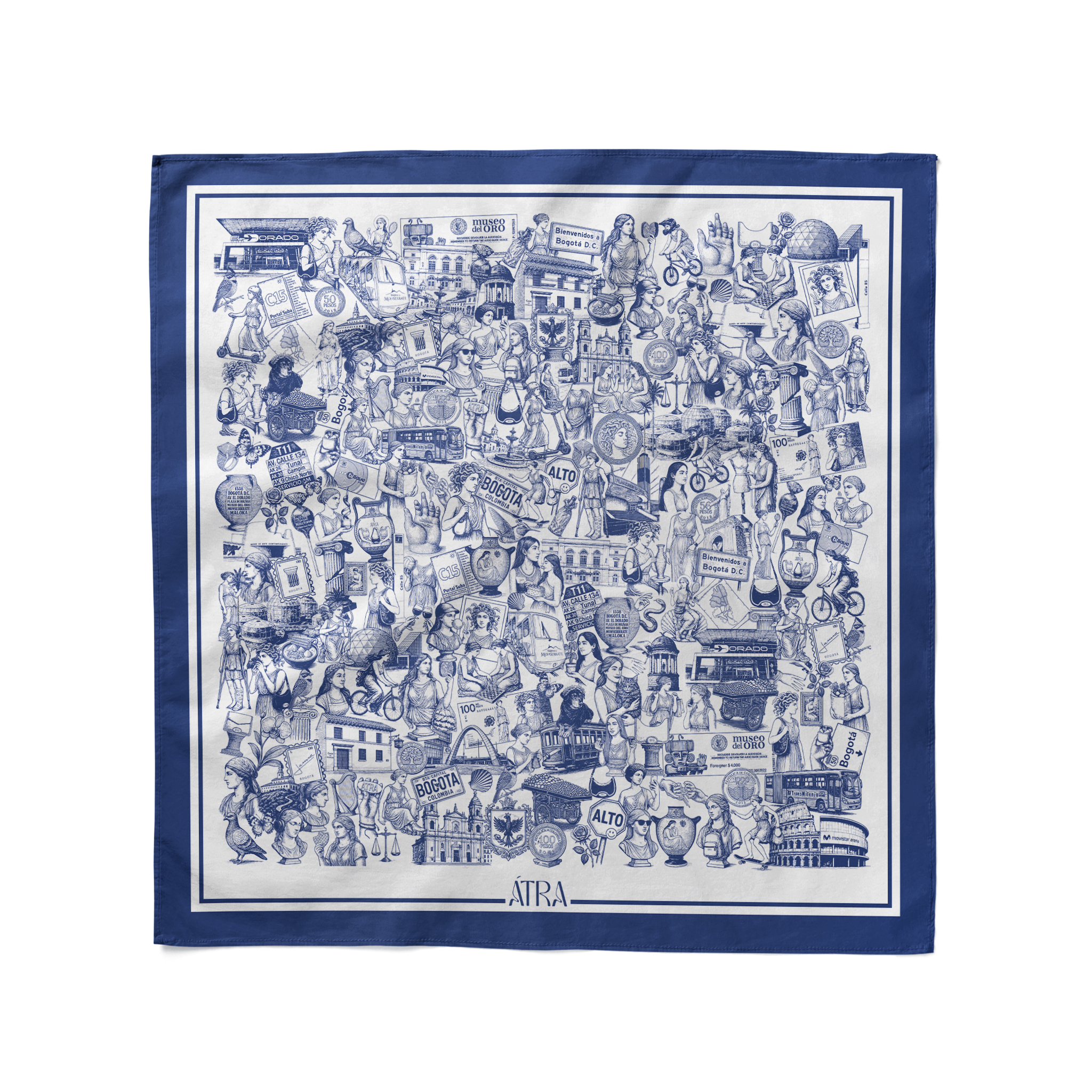 Pañoleta Olimpo Bogotá Azul