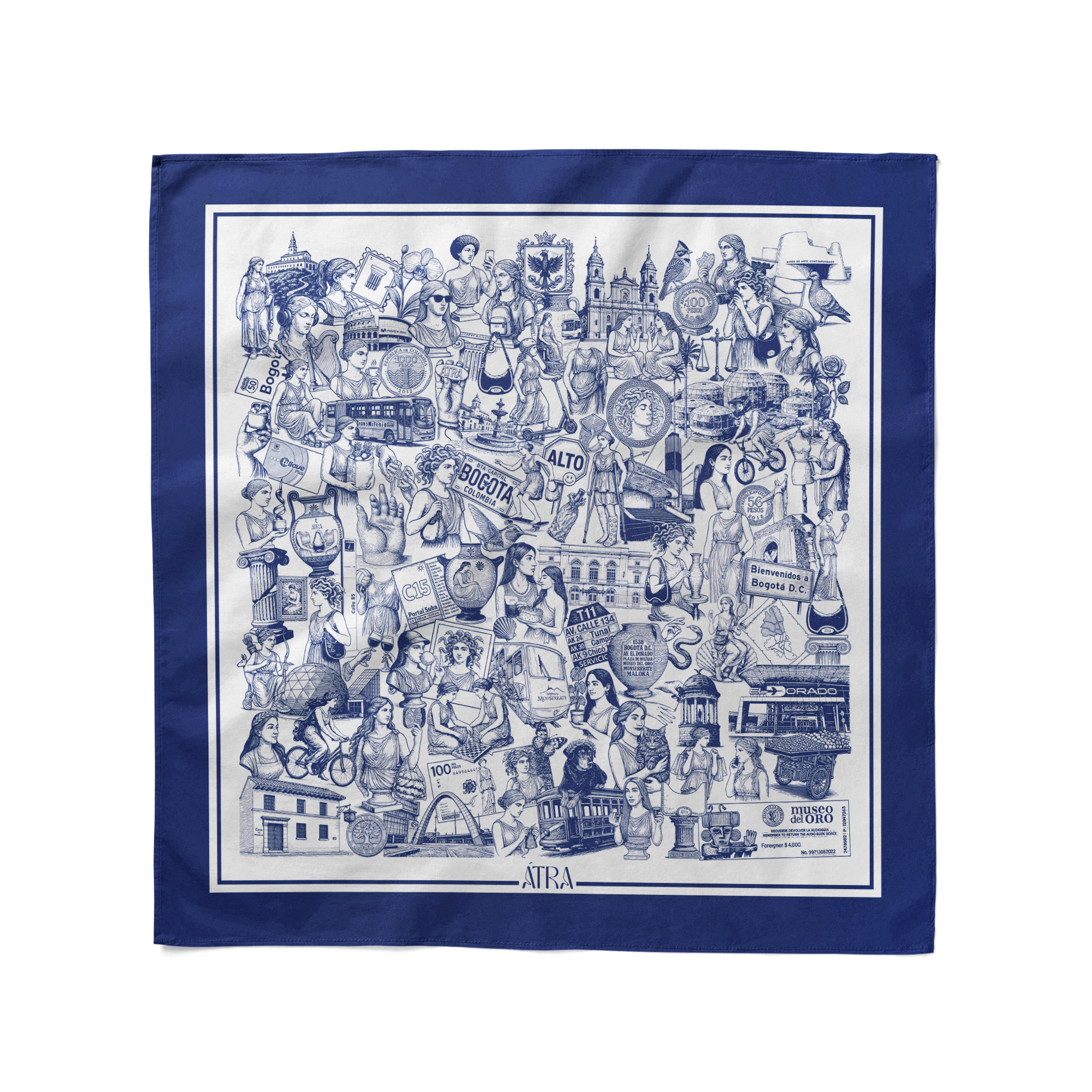 Pañoleta Olimpo Bogotá Azul