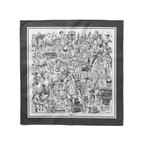 Pañoleta Olimpo Bogotá Gris Plata