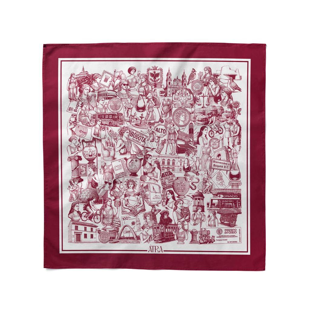 Pañoleta Olimpo Bogotá Vinotinto
