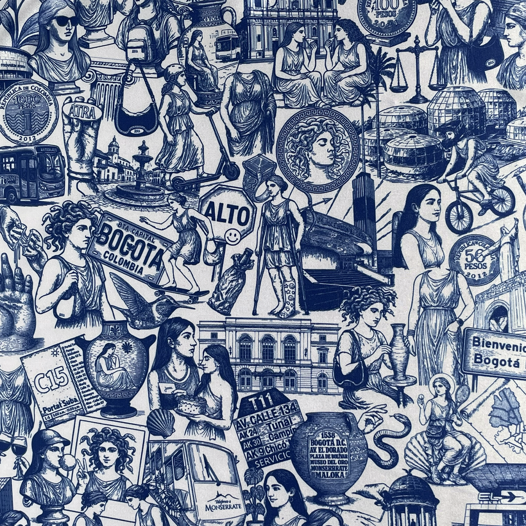 Pañoleta Olimpo Bogotá Azul