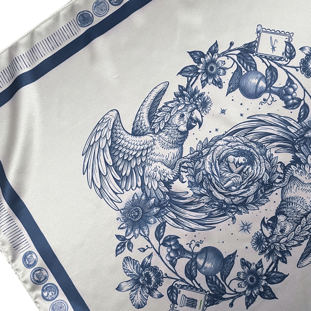 Pañoleta Universo de Apolo Azul