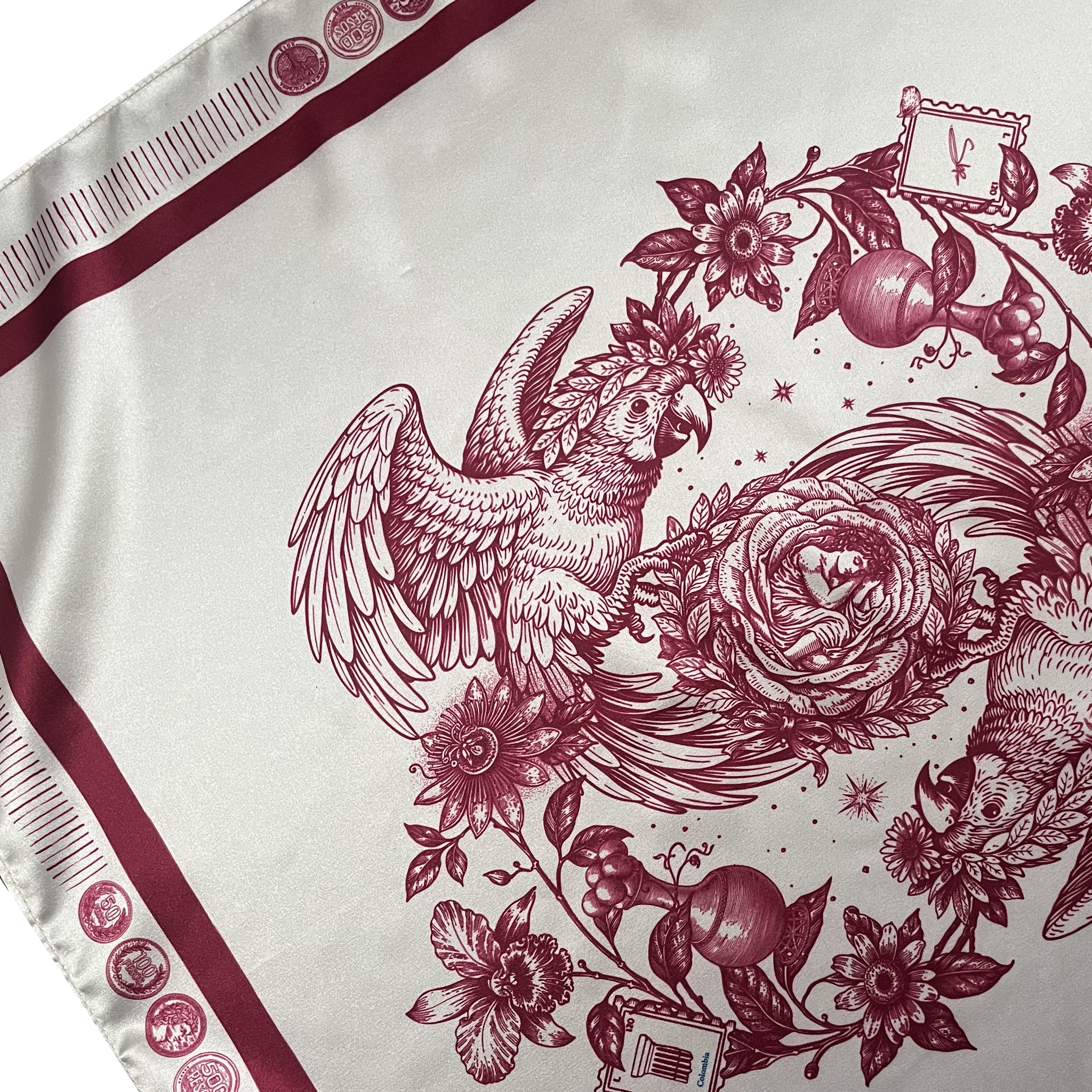 Pañoleta Universo de Apolo Vinotinto