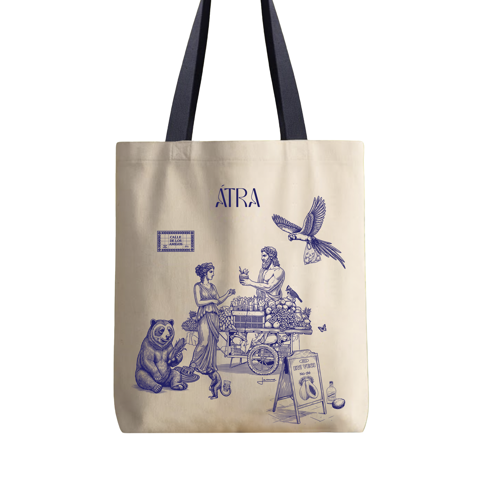 Totebag Dioses del Andén